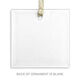 Your Photo Plus Text Square Beveled Glass Ornament Image 2 of 10